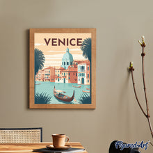 Cargar imagen en el visor de la galería, Póster de viaje Venecia