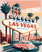 Cargar imagen en el visor de la galería, Diamond Painting - Póster de viaje Las Vegas