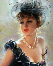 Cargar imagen en el visor de la galería, Diamond Painting - Elegancia en Negro