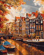 Cargar imagen en el visor de la galería, Pintar por numeros Figured&#39;Art - Sol en Ámsterdam