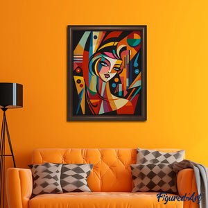 Mujer Abstracta al Estilo Picasso