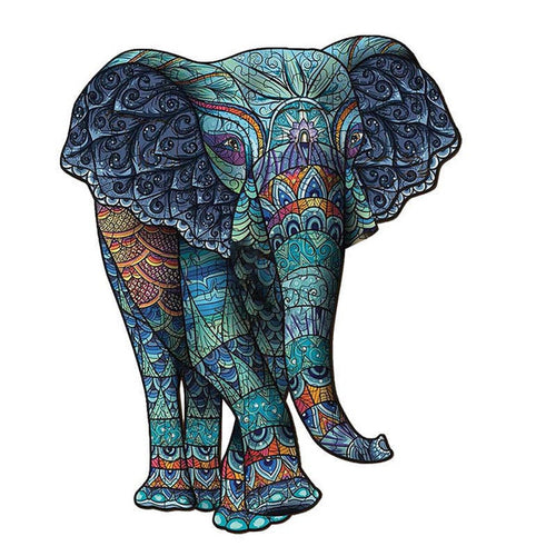 Puzzle de madera - Elefante Sereno