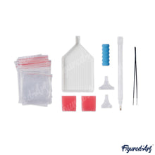 Cargar imagen en el visor de la galería, Diamond Painting - Árbol de Navidad Brillante 40x50cm con bastidor montado