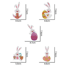 Cargar imagen en el visor de la galería, Colgante Diamond Painting 5D Conejo de Pascua Conjunto de 3