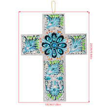 Cargar imagen en el visor de la galería, Colgante Decorativo Diamond Painting Cruz Azul