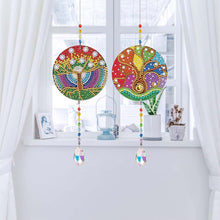 Cargar imagen en el visor de la galería, Carillón en Cristal Diamond Painting 5D Árbol de la Vida 2 Piezas