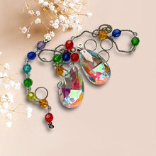 Cargar imagen en el visor de la galería, Carillón en Cristal Diamond Painting 5D Árbol de la Vida 2 Piezas