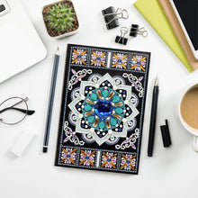 Cargar imagen en el visor de la galería, Cuaderno Diamond Painting Diamante Azul