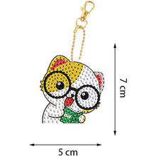 Cargar imagen en el visor de la galería, Llavero Diamond Painting 5D - Gatos 5 Piezas