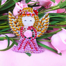 Cargar imagen en el visor de la galería, Llavero Diamond Painting 5D Ángel 4 Piezas