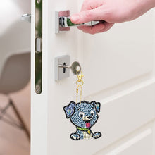 Cargar imagen en el visor de la galería, Llavero Diamond Painting 5D Perros 5 Piezas