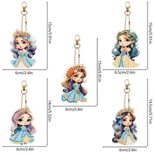 Cargar imagen en el visor de la galería, Llavero Diamond Painting 5D Reina 5 Piezas