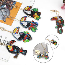 Cargar imagen en el visor de la galería, Llavero Diamond Painting 5D con Loros 5 Piezas