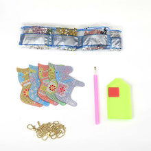 Cargar imagen en el visor de la galería, Llavero Diamond Painting 5D Caballos