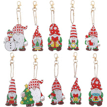 Cargar imagen en el visor de la galería, Llavero Diamond Painting 5D Elfos Rojos 10 Piezas