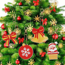 Cargar imagen en el visor de la galería, Llavero Diamond Painting 5D Conjunto 2 Navidad 8 Piezas