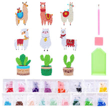 Cargar imagen en el visor de la galería, Conjunto de Pegatinas Diamond Painting con Llamas