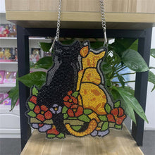Cargar imagen en el visor de la galería, Colgante de Puerta Diamond Painting 5D 2 Gatos