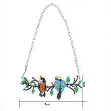Cargar imagen en el visor de la galería, Colgante de Puerta Diamond Painting 5D 2 Pájaros