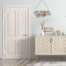 Cargar imagen en el visor de la galería, Colgador de Puerta Diamond Painting 5D 6 Búhos