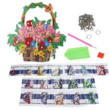 Cargar imagen en el visor de la galería, Colgador de Puerta Diamond Painting 5D Maceta de Flores