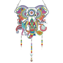 Cargar imagen en el visor de la galería, Colgante de Puerta Diamond Painting 5D con Elefante