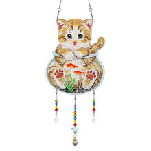 Cargar imagen en el visor de la galería, Suspensión de Coche Diamond Painting Gato en un Acuario