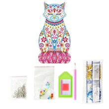 Cargar imagen en el visor de la galería, Colgador de Puerta Diamond Painting 5D Gato