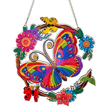 Cargar imagen en el visor de la galería, Colgante de Puerta Diamond Art Mariposa