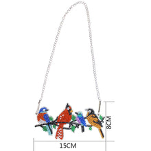 Cargar imagen en el visor de la galería, Colgante de Puerta Diamond Painting 5D Cuatro Pájaros