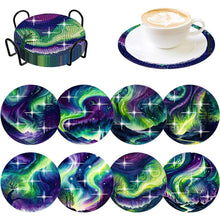 Cargar imagen en el visor de la galería, Posavasos Diamond Painting 5D Aurora