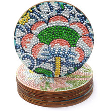 Cargar imagen en el visor de la galería, Posavasos Diamond Painting 5D con Flores