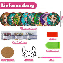 Cargar imagen en el visor de la galería, Posavasos Diamond Painting 5D Elfos