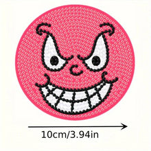 Cargar imagen en el visor de la galería, Posavasos Diamond Painting 5D Emoji 8 Piezas