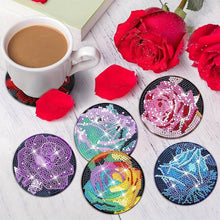 Cargar imagen en el visor de la galería, Posavasos Diamond Painting 5D Rosas Coloridas