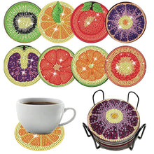 Cargar imagen en el visor de la galería, Posavasos Diamond Painting 5D con Frutas