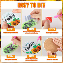 Cargar imagen en el visor de la galería, Posavasos Diamond Painting 5D Hogar Dulce Hogar