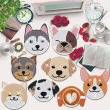 Cargar imagen en el visor de la galería, Posavasos Diamond Painting 5D Perros