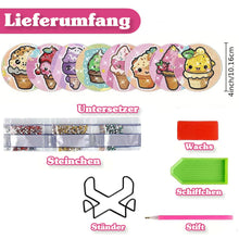 Cargar imagen en el visor de la galería, Posavasos Diamond Painting 5D Divertidos Conos de Helado