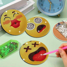 Cargar imagen en el visor de la galería, Posavasos Diamond Painting 5D Emoji