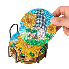 Cargar imagen en el visor de la galería, Posavasos Diamond Painting 5D con Girasoles