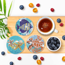 Cargar imagen en el visor de la galería, Posavasos Diamond Painting 5D Animales Acuáticos