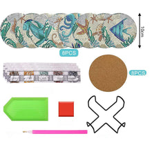 Cargar imagen en el visor de la galería, Posavasos Diamond Painting 5D submarino