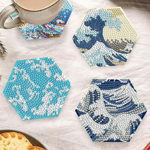 Cargar imagen en el visor de la galería, Posavasos Diamond Painting 5D Olas de Agua