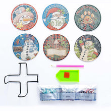 Cargar imagen en el visor de la galería, Posavasos Diamond Painting 5D Conjunto de Navidad 2