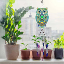 Cargar imagen en el visor de la galería, Carillón Diamond Painting con Búho