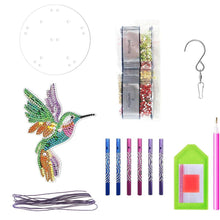 Cargar imagen en el visor de la galería, Carillón Diamond Painting con Colibrí