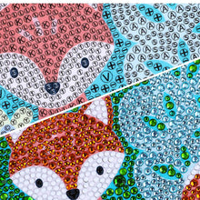 Cargar imagen en el visor de la galería, Llavero Diamond Painting 5D Zorro con Marco de Fotos