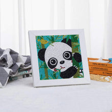 Cargar imagen en el visor de la galería, Diamond Painting con Panda para Niños con Marco de Fotos