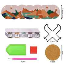 Cargar imagen en el visor de la galería, Posavasos Diamond Painting 5D con Paisaje